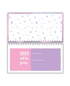 imagem de detalhe produto Agenda Bolso Mini Cosmos