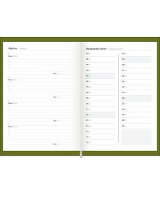 imagem de detalhe produto Agenda Compacta Costurada  Color
