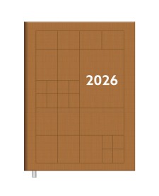 imagem principal do produto Agenda Compacta Costurada Preta