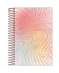 imagem principal do produto Agenda Espiral Blush