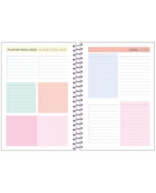 imagem de detalhe produto Agenda Espiral Fluor Mix Soft