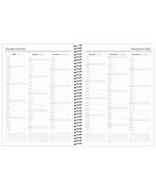 imagem de detalhe produto Agenda Espiral Office Class Semanal
