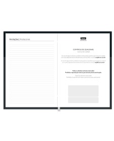 imagem de detalhe produto Agenda Permanente Preta