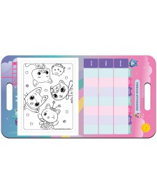 imagem de detalhe produto Álbum de Colorir Maleta A Casa Mágica da Gabby