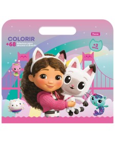 imagem principal do produto Álbum de Colorir Maleta A Casa Mágica da Gabby