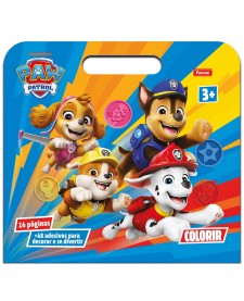 imagem principal do produto Álbum de Colorir Maleta Patrulha Canina
