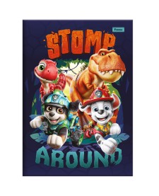 imagem principal do produto Brochura e Brochurão  Capa Dura Costurado Patrulha Canina - The Dino Movie
