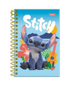 imagem principal do produto Caderneta 1/8 Capa Dura Stitch