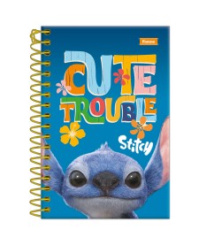 imagem principal do produto Caderneta 1/8 Capa Dura Stitch