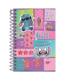 imagem principal do produto Caderneta 1/8 Capa Dura Stitch