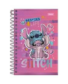 imagem principal do produto Caderneta 1/8 Capa Dura Stitch