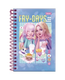 imagem principal do produto Caderneta Espiral 1/8 Capa Dura Amigas Para Sempre