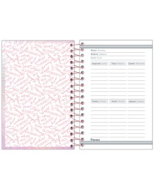 imagem de detalhe produto Caderneta Espiral 1/8 Capa Dura Blush