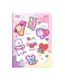 imagem principal do produto Caderneta Grampeada Flexível BT21 (123 x 176 mm)