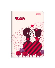 imagem principal do produto Caderneta Grampeada Flexível Pucca (123 x 176 mm)