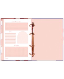 imagem de detalhe produto Caderno Argolado Coleg. S/ Lombo