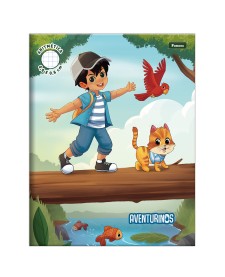 imagem principal do produto Caderno Aritmética (0,6 x 0,6 cm) Aventurinos - Começando a escrever