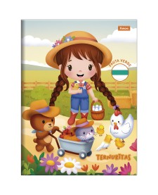 imagem principal do produto Caderno Brochura c/ Pauta Verde Ternuritas