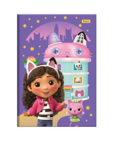 imagem principal do produto Caderno Brochura e Brochurão Capa Dura A Casa Mágica da Gabby