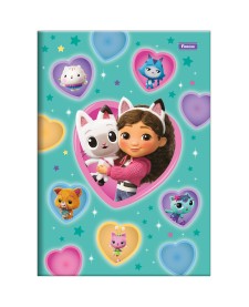 imagem principal do produto Caderno Brochura e Brochurão Capa Dura A Casa Mágica da Gabby