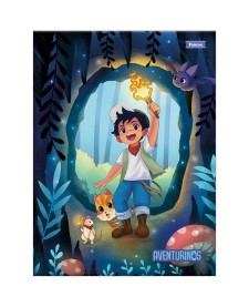 imagem principal do produto Caderno Brochura e Brochurão Capa Dura Aventurinos