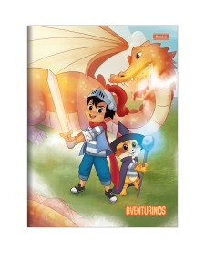 imagem principal do produto Caderno Brochura e Brochurão Capa Dura Aventurinos