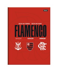 imagem principal do produto Caderno Brochura e Brochurão Capa Dura Flamengo