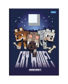imagem principal do produto Caderno Brochura e Brochurão Capa Dura Minecraft