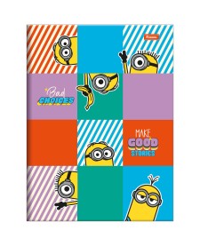 imagem principal do produto Caderno Brochura e Brochurão Capa Dura Minions