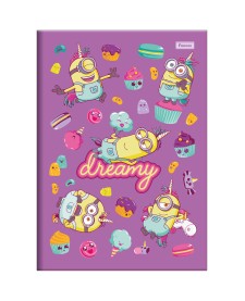imagem principal do produto Caderno Brochura e Brochurão Capa Dura Minions
