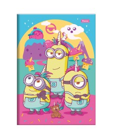 imagem principal do produto Caderno Brochura e Brochurão Capa Dura Minions