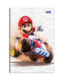 imagem principal do produto Caderno Brochura e Brochurão Capa Dura Super Mario