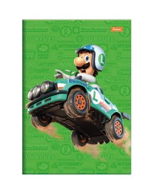 imagem principal do produto Caderno Brochura e Brochurão Capa Dura Super Mario