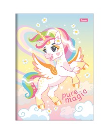 imagem principal do produto Caderno Brochura e Brochurão Capa Dura Unicórnio