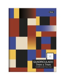 imagem principal do produto Caderno Brochura e Brochurão Quadriculado (7 x 7 mm)