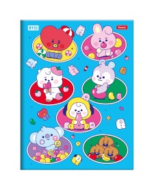 imagem principal do produto Caderno Brochurão Capa Dura BT21