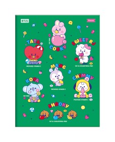 imagem principal do produto Caderno Brochurão Capa Dura BT21