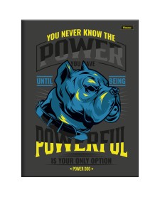imagem principal do produto Caderno Brochurão Capa Dura Power Dog