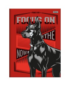 imagem principal do produto Caderno Brochurão Capa Dura Power Dog