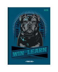 imagem principal do produto Caderno Brochurão Capa Dura Power Dog