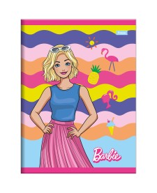 imagem principal do produto Caderno Brochurão Capa em Cartão Barbie