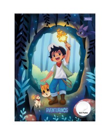 imagem principal do produto Caderno Brochurão Sem Pauta Aventurinos