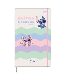 imagem principal do produto Caderno Capa Dura Costurado Sem Pauta Stitch