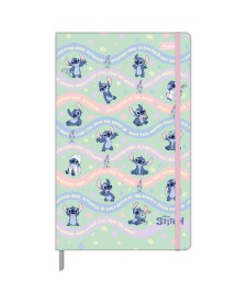 imagem principal do produto Caderno Capa Dura Costurado Sem Pauta Stitch