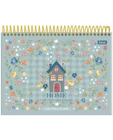 imagem principal do produto Caderno Capa Dura para Colorir Milly