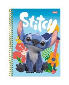 imagem principal do produto Caderno Capa Dura Universitário  Stitch