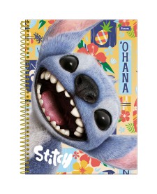 imagem principal do produto Caderno Capa Dura Universitário  Stitch