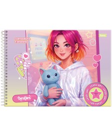 imagem principal do produto Caderno Cartografia Besties