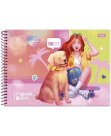 imagem principal do produto Caderno Cartografia Capa Dura Amigas Para Sempre