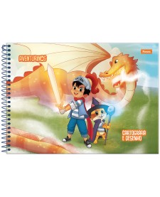 imagem principal do produto Caderno Cartografia Capa Dura Aventurinos